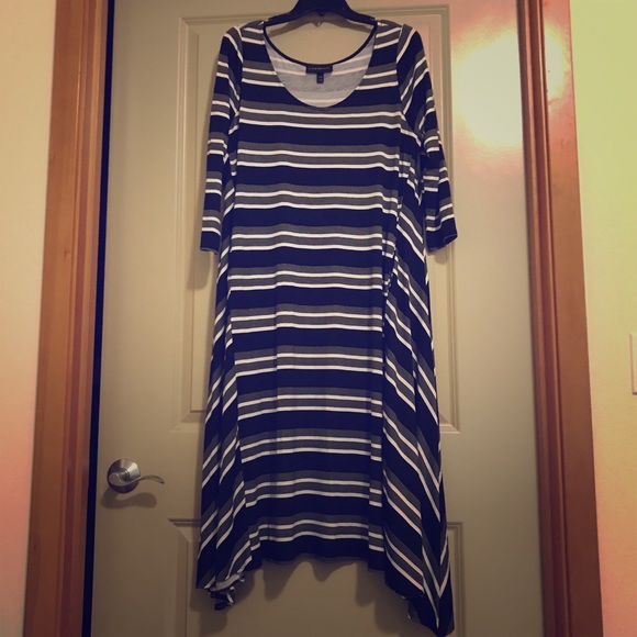 Lane Bryant Dresses & Skirts - SALE! EUC, Lane Bryant, Striped Dress, 14/16